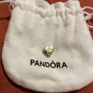 Polished Best Friends Heart Charm